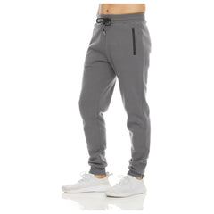 PURE CHAMP Mens Sweatpants 3 Pack Fleece Active Athletic Workout Jogger Sweatpants for Men with Zipper Pocket Size S-3XL