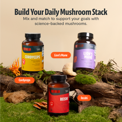 Organic Cordyceps Mushroom Supplement Capsules