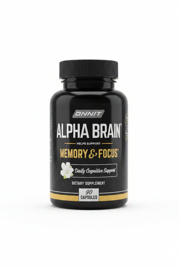 Alpha BRAIN® Cognitive support, including memory, focus & mental processing speed (90 Count)