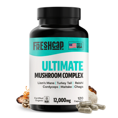 Organic Mushroom Complex Supplement Capsules