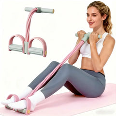 Adjustable Resistance Foot Pedal Exerciser | Home Gym Equipment for Waist Leg and Arm Training