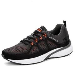 Elegant Mens Sneakers Sport Mesh Trainers Lightweight Running Shoes Outdoor Athletic Breathable Non-Slip Casual Comfortable Outdoor Sport Sneakers