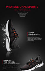 Elegant Mens Sneakers Sport Mesh Trainers Lightweight Running Shoes Outdoor Athletic Breathable Non-Slip Casual Comfortable Outdoor Sport Sneakers