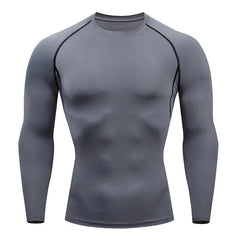 Men's Long Sleeve Workout Shirt – Moisture-Wicking