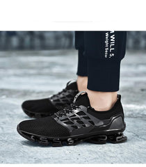 Mens Running Breathable Fashion Trainers Casual Couple Shoes Breathable Running Sports Outdoor Cushioning Sneakers Running Elegant Walking Athletics Trainer Sports Sneakers