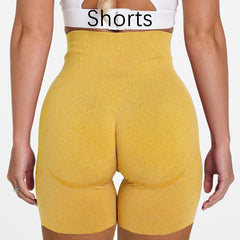 Ultra Soft Women Seamless Leggings Female Sport Slim Shorts Tight Fitness High Waist Women Clothing Gym Workout Pants Athletic Female Pants For Workout